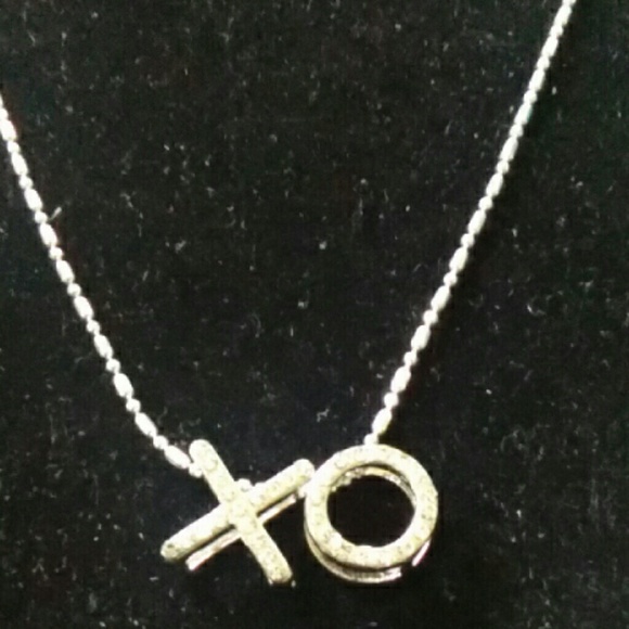 Jewelry - Xo necklace sterling silver chain 24 inch chain